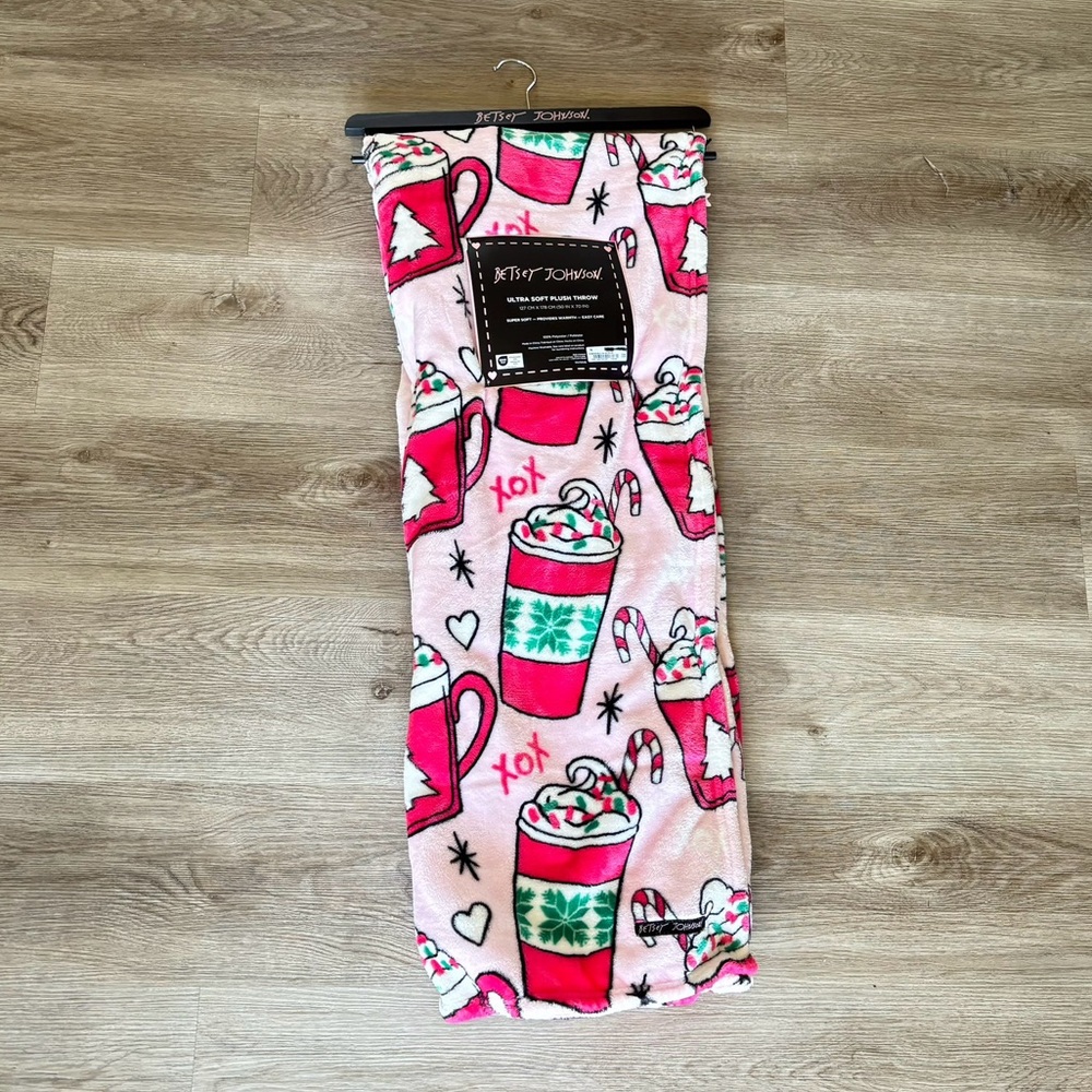 Betsey Johnson Christmas Blanket